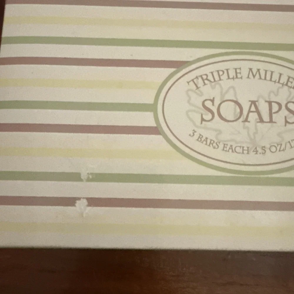 Vintage Valley Soap Triple Milled English Lavender Box set 2 soaps‎ 4.5oz each
